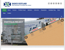Tablet Screenshot of basics-scotland.org.uk